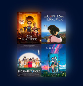 Affiches de cinéma d'animation japonais