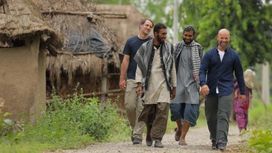 Raphaël de Casabianca et Franck Gastambide chez les Van Gujjar.