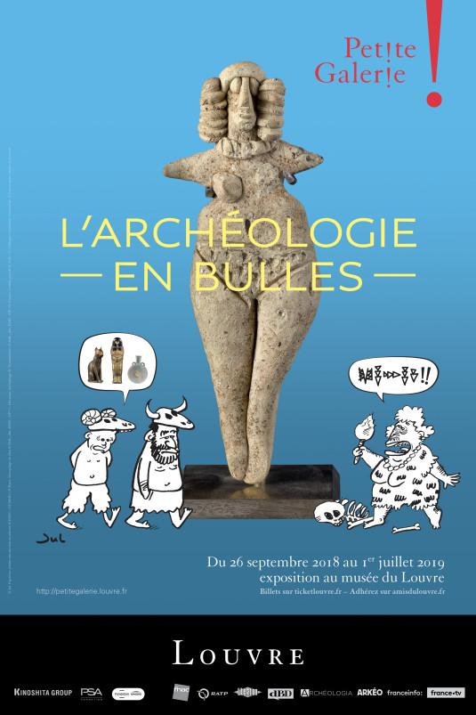 « L'Archéologie en bulles » à la Petite Galerie du Louvre