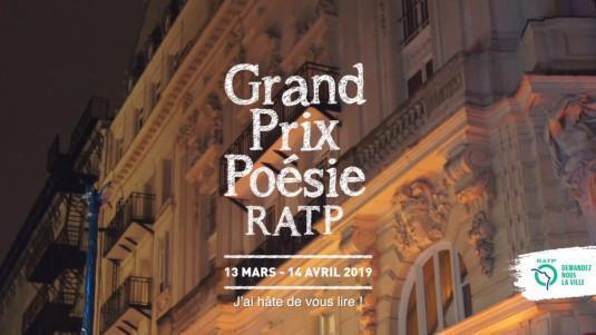 Remise du Grand Prix Poésie RATP 2019