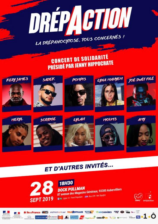 Concert de solidarité aux Docks de Paris.