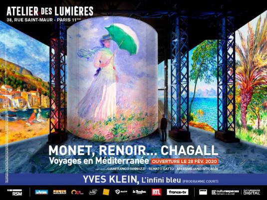 Nouvelle exposition d'art numérique en immersion à l'Atelier des Lumières.