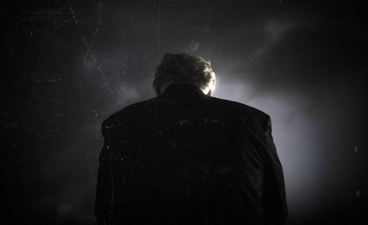 Portrait de Donald Trump de dos