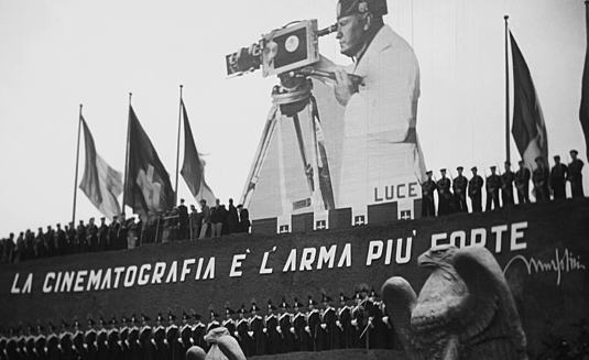 « Le cinéma est l’arme la plus forte » Mussolini
