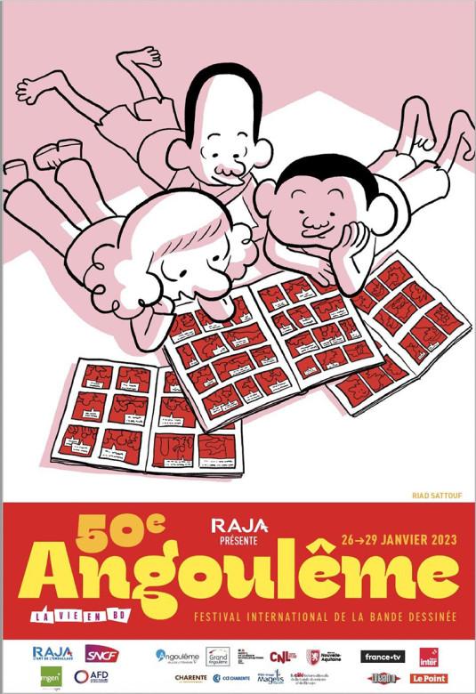 Affiche du 50e Festival de la BD d'Angoulême