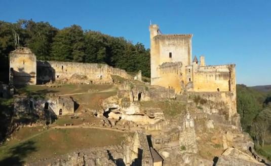 Le château de Commarque, un des plus impressionnant de la région
