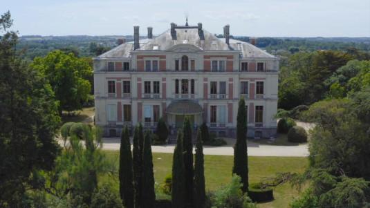Le Palais Briau, dans le département de la Loire-Atlantique.