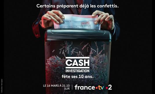 La campagne d'affichage de France 2 pour les 10 ans de Cash Investigation