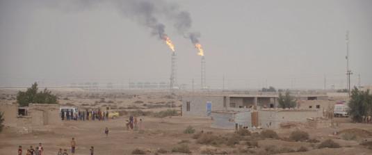 Scène de torchage en Irak
