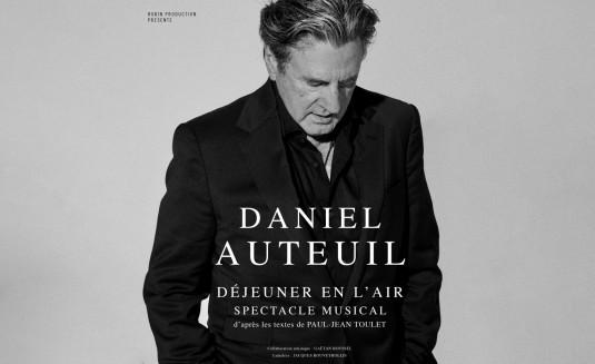 Affiche du spectacle avec Daniel Auteuil en photo