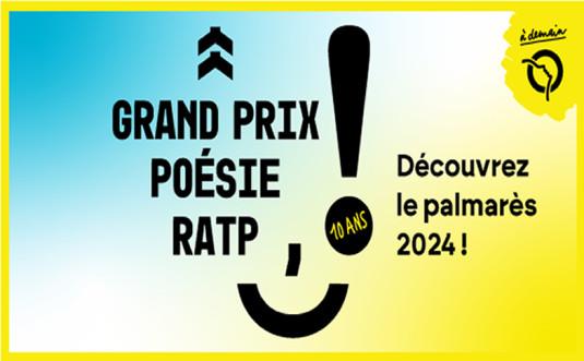 Découvrez le palmarès du Grand Prix Poésie RATP 2024