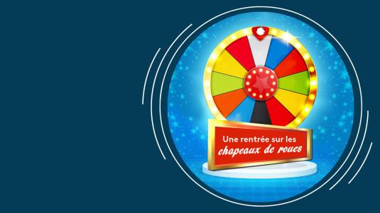 La roue France TV & Vous Chaque jour, faites le plein de cadeaux !