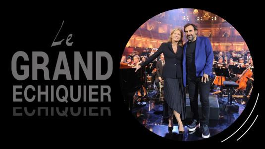 Claire Chazal et André Manoukian à l'Opéra royal de Versailles