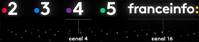 Nouvelle numérotation des chaînes France 4 et franceinfo