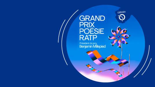 visuel de l'affiche du Grand Prix Poésie RATP 2026