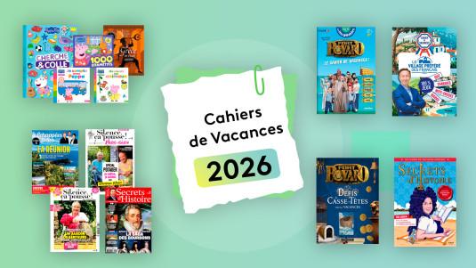 Cahiers de vacances 2026 