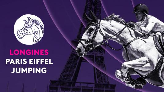 photo montage Longines Paris Eiffel Jumping