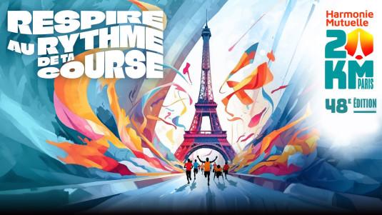 Dossard pour 20km de Paris