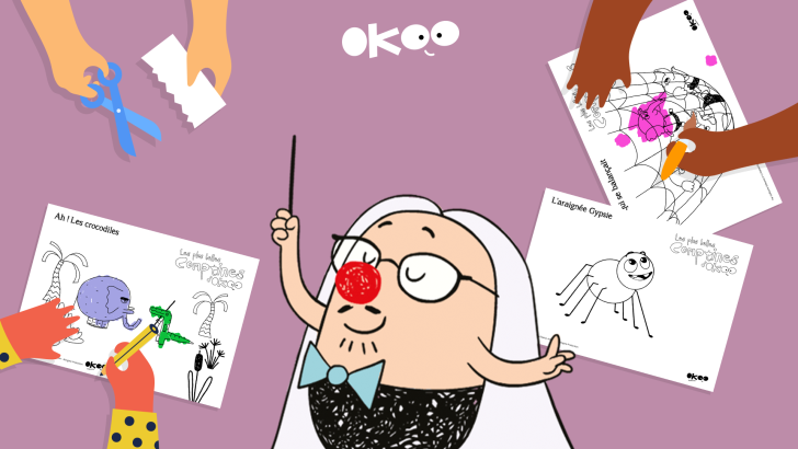 Les coloriages des plus belles comptines d'Okoo !