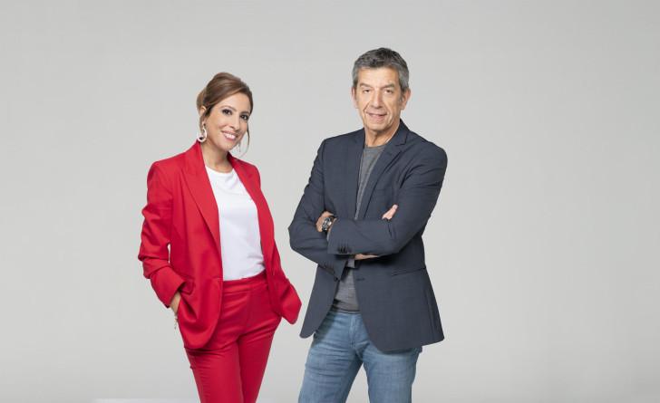 Léa Salamé et Michel Cymes