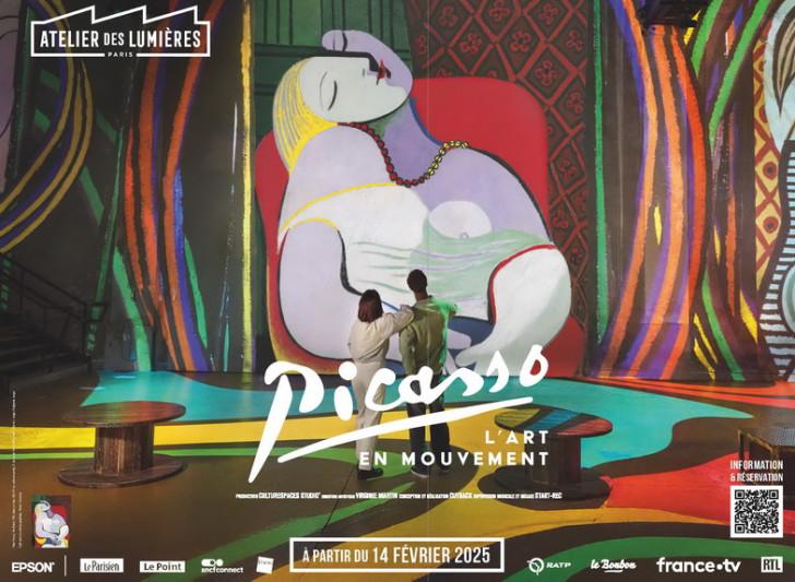 « Picasso, l’art en mouvement » à l’Atelier des Lumières à Paris.