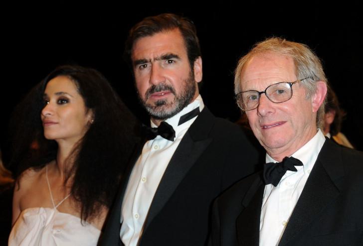 Rachida Brakni, Éric Cantona, et Ken Loach au Festival de Cannes.