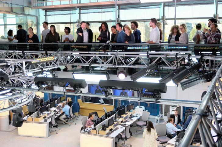 Visite des coulisses de France Télévisions