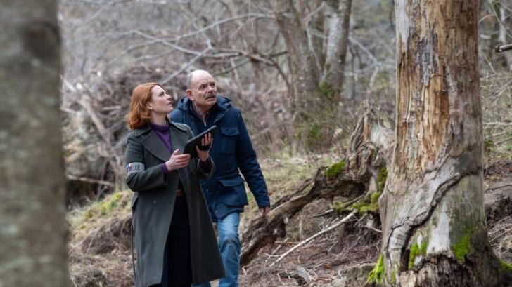 Meurtres à Millau avec Jean-Pierre Daroussin et Elodie Frégé