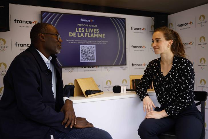 Jeanne Meyer interviewe Hamadou Mbaye, spécialiste du 400 m haies