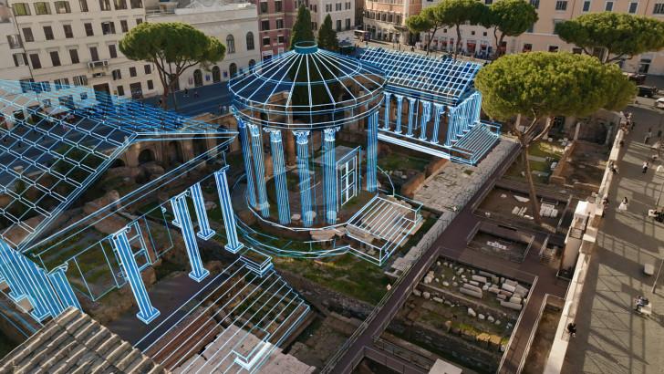 Photo Science grand format | Rome, sous les pavés, l'Histoire