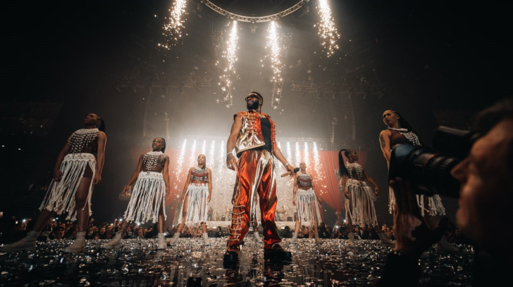 Photo of the Tayc concert in Bercy 2022