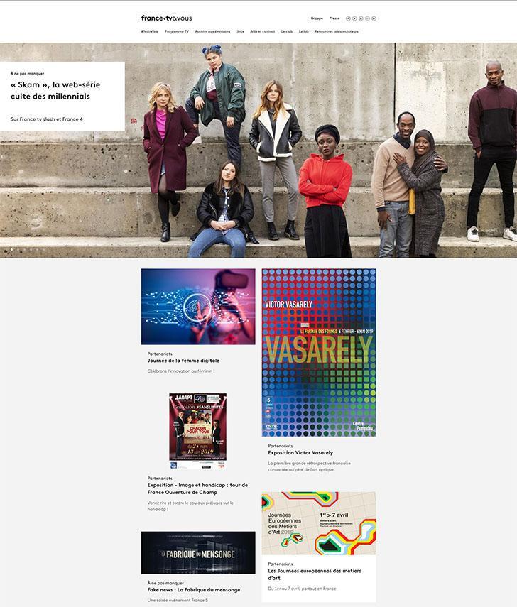 Page d'accueil France tv & vous